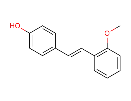 Phenol, 4-[(1E)-2-(2-methoxyphenyl)ethenyl]-