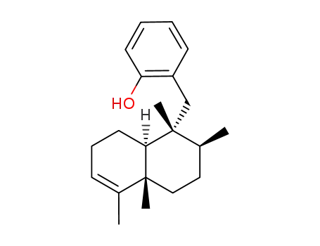Molecular Structure of 481656-29-5 ((1R,2S,4aS,8aR)-2-[(1β,2β,4aβ,5-tetramethyl-1,2,3,4,4a,7,8,8aα-octahydronaphthalene-1-yl)methyl]phenol)