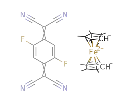 [Fe(C<sub>5</sub>Me<sub>4</sub>H)<sub>2</sub>][2,5-F<sub>2(</sub>7,7,8,8-tetracyano-p-quinodimethanide)]
