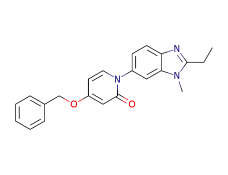 4-(benzyloxy)-1-(2-ethyl-1-methyl-1H-benzimidazol-6-yl)pyridin-2(1H)-one