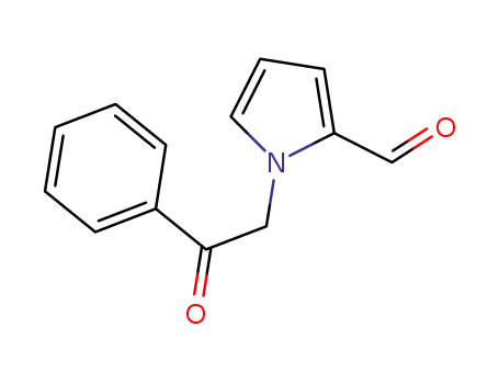 Molecular Structure of 1465885-15-7 (1-(2-oxo-2-phenylethyl)-1H-pyrrole-2-carboxaldehyde)