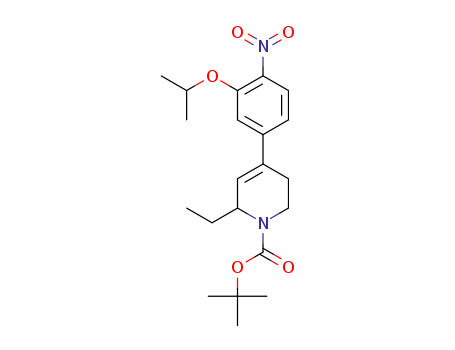 2-methylpropan-2-yl 6-ethyl-4-[4-nitro-3-(propan-2-yloxy)phenyl]-3,6-dihydropyridine-1(2H)-carboxylate