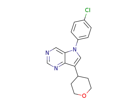 5-(4-chlorophenyl)-7-(oxan-4-yl)-5H-pyrrolo[3,2-d]pyrimidine