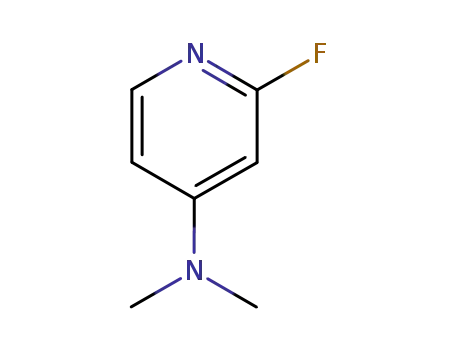 Molecular Structure of 849937-80-0 ((2-FLUORO-PYRIDIN-4-YL)-DIMETHYL-AMINE)