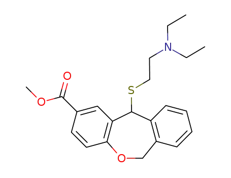 11-(2-Diethylamino-ethylsulfanyl)-6,11-dihydro-dibenzo[b,e]oxepine-2-carboxylic acid methyl ester