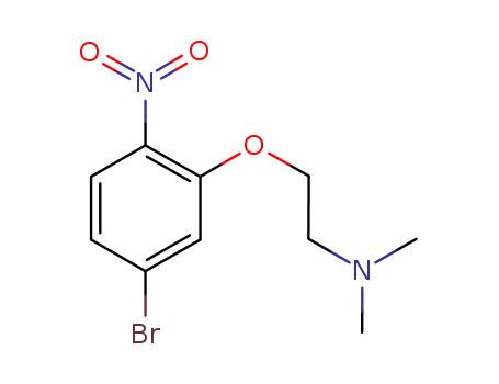 Molecular Structure of 1072906-04-7 (Ethanamine, 2-(5-bromo-2-nitrophenoxy)-N,N-dimethyl-)