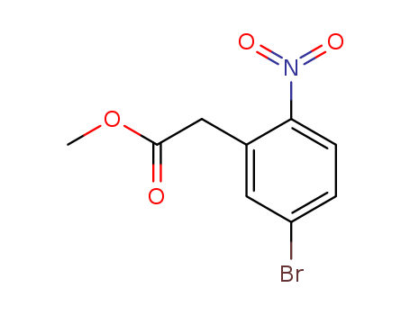 BENZENEACETIC ACID, 5-BROMO-2-NITRO-, METHYL ESTER cas no. 189748-25-2 98%