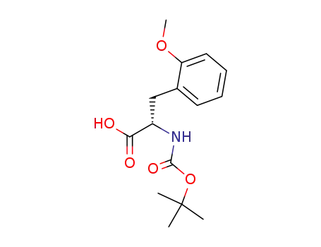 Molecular Structure of 143415-63-8 (Boc-2-Methoxy-L-Phenylalanine)
