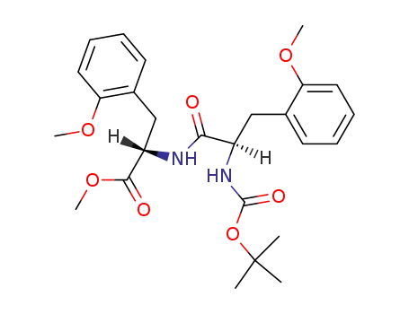 Molecular Structure of 193546-38-2 (L-Phenylalanine,
N-[(1,1-dimethylethoxy)carbonyl]-2-methoxy-D-phenylalanyl-2-methoxy-,
methyl ester)