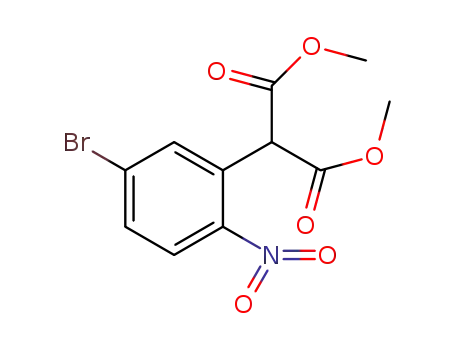 Molecular Structure of 1417407-96-5 (dimethyl 2-(5-bromo-2-nitrophenyl)malonate)