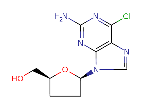 2-amino-6-chloro-9-(2,3-dideoxy-β-D-glycero-pentofuranosyl)-9H-purine