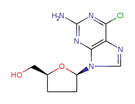Molecular Structure of 122970-35-8 (6-chloro-2',3'-dideoxyguanosine)