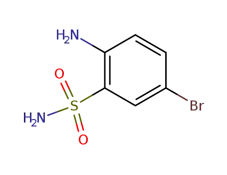Molecular Structure of 54734-84-8 (2-AMINO-5-BROMOBENZENESULPHONAMIDE)