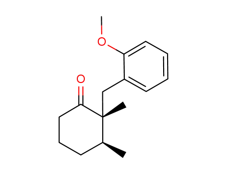 (2R,3S)-2-(2-methoxybenzyl)-2,3-dimethylcyclohexanone