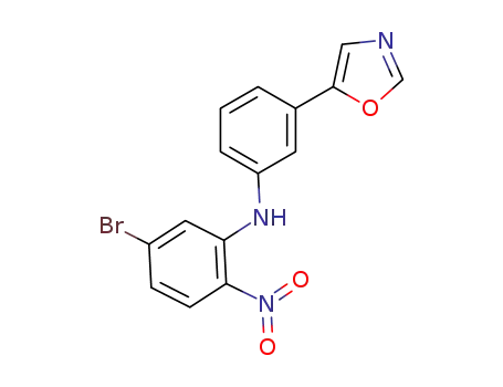 5-bromo-2-nitro-N-[3-(1,3-oxazol-5-yl)phenyl]aniline