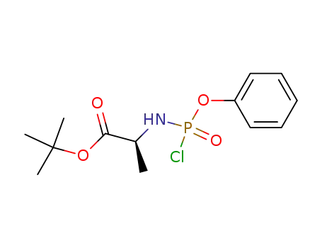 Molecular Structure of 220592-63-2 (phenyl (tert-butyloxy-L-alaninyl)phosphorochloridate)