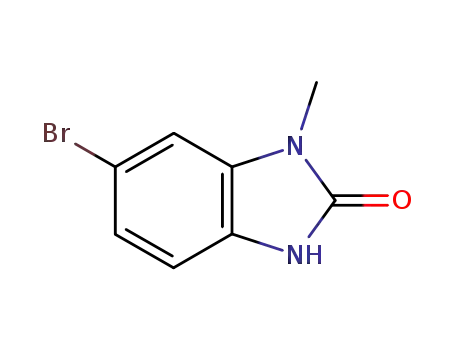 Molecular Structure of 305790-48-1 (6-broMo-1-Methyl-1H-benzo[d]iMidazol-2(3H)-one)