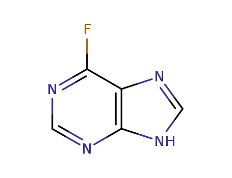 Molecular Structure of 1480-89-3 (6-Fluoropurine)
