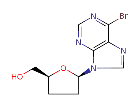 (2S)-5α-(6-Bromo-9H-purine-9-yl)tetrahydro-2α-furanmethanol