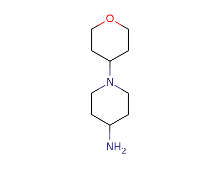 Molecular Structure of 794471-13-9 (1-(TETRAHYDRO-2H-PYRAN-4-YL)PIPERIDIN-4-AMINE)