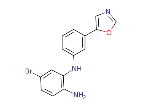 4-bromo-N<sub>2</sub>-[3-(1,3-oxazol-5-yl)phenyl]-1,2-benzenediamine