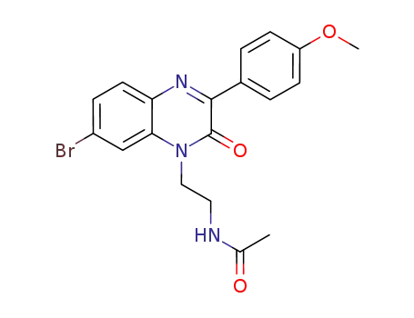 N-(2-(7-bromo-3-(4-methoxyphenyl)-2-oxoquinoxalin-1(2H)-yl)ethyl)acetamide