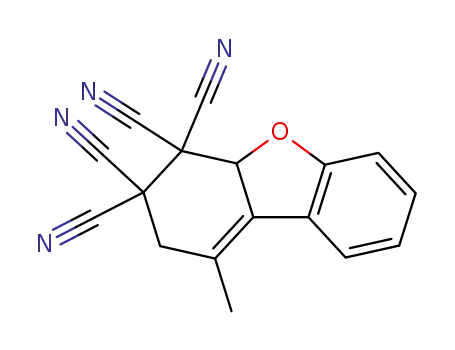 3,3,4,4-Dibenzofurantetracarbonitrile, 2,4a-dihydro-1-methyl-