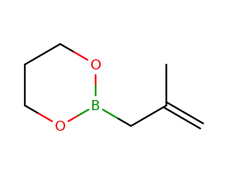Molecular Structure of 1433220-26-8 (B-2-(2-methylallyl)-1,3,2-dioxaborinane)