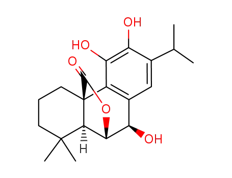 3,4,8-Trihydroxy-11,11-dimethyl-5-propan-2-yl-16-oxatetracyclo[7.5.2.01,10.02,7]hexadeca-2,4,6-trien-15-one