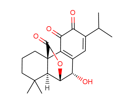2H-10,4a-(Epoxymethano)phenanthrene-5,6,12-trione,1,3,4,9,10,10a-hexahydro-9-hydroxy-1,1-dimethyl-7-(1-methylethyl)-,(4aR,9S,10S,10aS)-(121927-71-7)