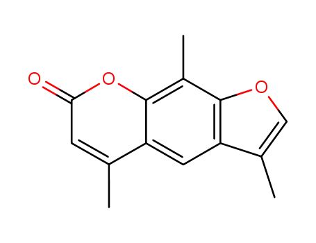 Molecular Structure of 15294-25-4 (3,5,9-trimethyl-7H-furo[3,2-g]chromen-7-one)