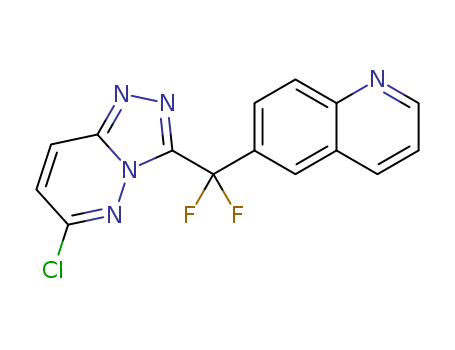 Quinoline, 6-[(6-chloro-1,2,4-triazolo[4,3-b]pyridazin-3-yl)difluoromethyl]-