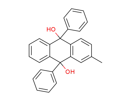 9,10-Anthracenediol, 9,10-dihydro-2-methyl-9,10-diphenyl-