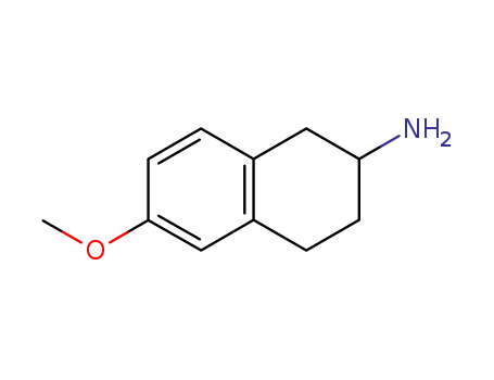 Molecular Structure of 81861-30-5 (6-Methoxy-1,2,3,4-tetrahydro-naphthalen-2-ylamine)