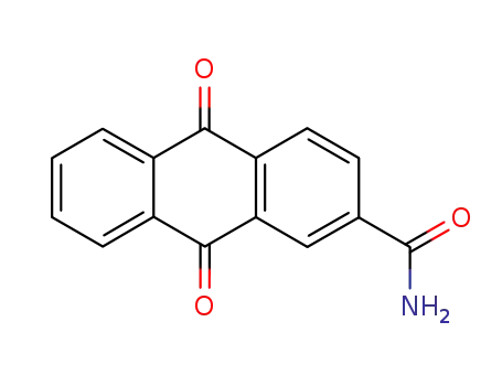 Molecular Structure of 7223-72-5 (2-Anthracenecarboxamide, 9,10-dihydro-9,10-dioxo-)
