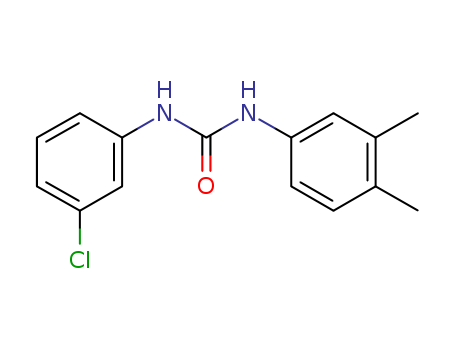 Urea,N-(3-chlorophenyl)-N'-(3,4-dimethylphenyl)- cas  13208-29-2