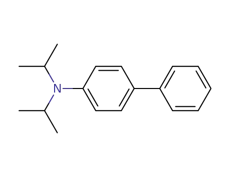Molecular Structure of 110966-09-1 (N,N-diisopropyl-[1,1'-biphenyl]-4-amine)