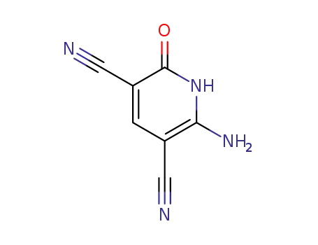 Molecular Structure of 74786-61-1 (3,5-Pyridinedicarbonitrile,  6-amino-1,2-dihydro-2-oxo-)