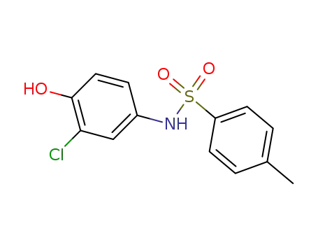 Molecular Structure of 49793-92-2 (Benzenesulfonamide, N-(3-chloro-4-hydroxyphenyl)-4-methyl-)
