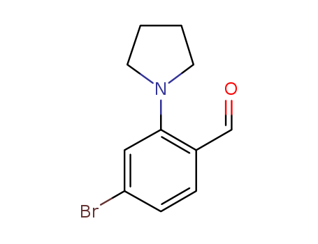 4-Bromo-2-pyrrolidinobenzaldehyde