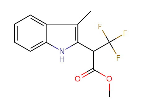 methyl 3,3,3-trifluoro-2-(3-methyl-1H-indol-2-yl)propanoate