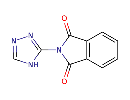Molecular Structure of 59208-47-8 (2-(1H-1,2,4-triazol-5-yl)-1H-isoindole-1,3(2H)-dione)