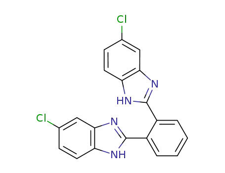 1,2-bis-(5-chloro-1<sup>(3)</sup><i>H</i>-benzimidazol-2-yl)-benzene