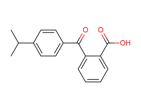 Molecular Structure of 7471-33-2 (2-(4-isopropylbenzoyl)benzoic acid)