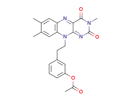 3,7,8-trimethyl-10-(3-acetoxyphenethyl)isoalloxazine