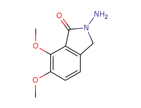 Molecular Structure of 1003849-90-8 (2-amino-2,3-dihydro-6,7-dimethoxy-1H-isoindol-1-one)