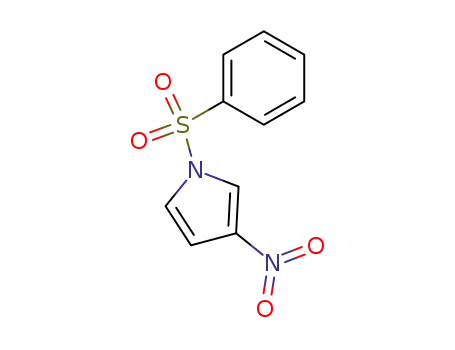 Molecular Structure of 97188-21-1 (3-nitro-1-(phenylsulfonyl)-1H-pyrrole)