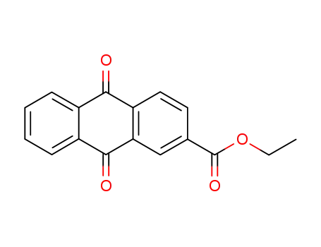 Molecular Structure of 32114-49-1 (9,10-Dioxoanthracene-2-carboxylic acid ethyl ester)