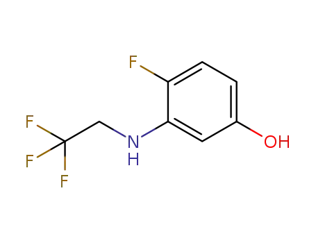 2-fluoro-5-hydroxy-N-(2,2,2-trifluoroethyl)aniline