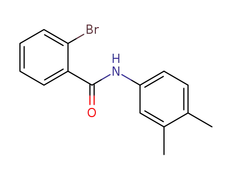 Molecular Structure of 303991-53-9 (2-Bromo-N-(3,4-dimethylphenyl)benzamide)